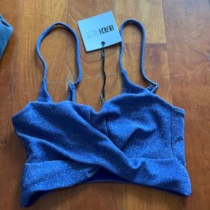 NWT beach riot Kenzie top size Medium.